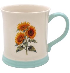 Sunflower Mug Embossed Mug,