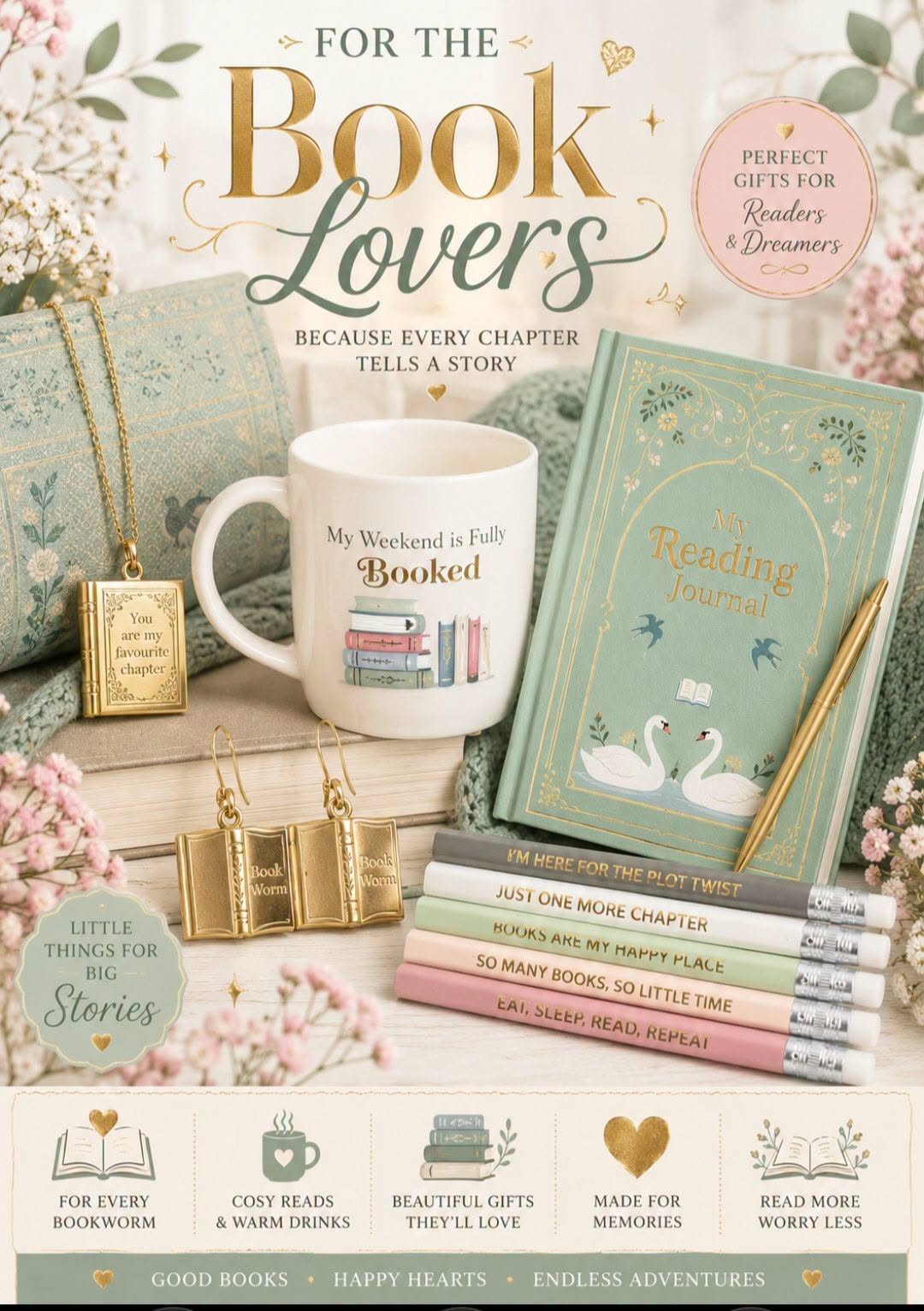 The complete book lovers set.